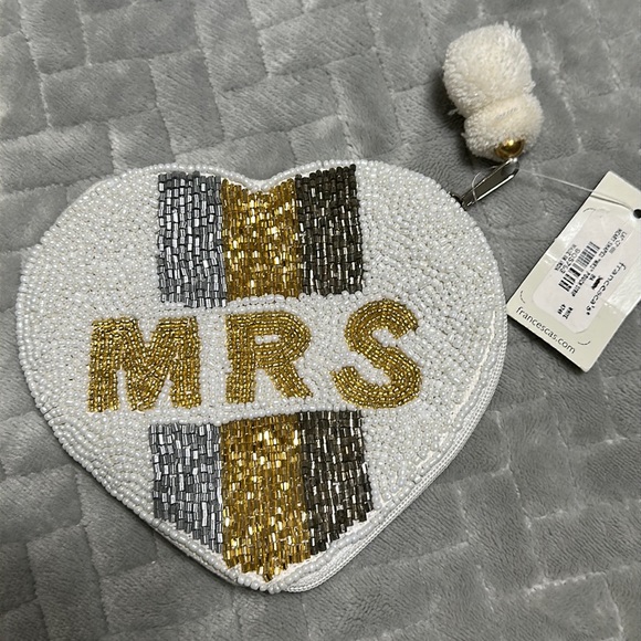 Mrs. Beaded Coin Pouch - Picture 2 of 6